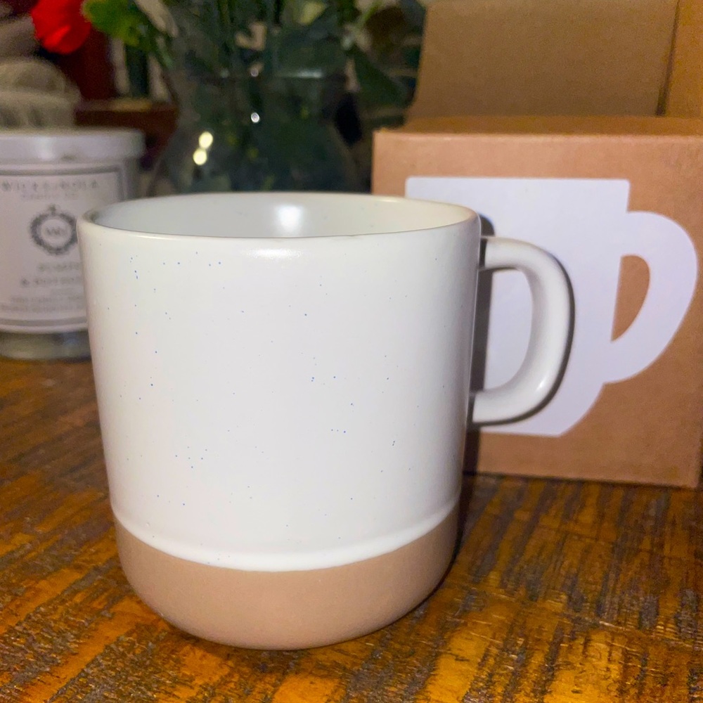 Speckled Ceramic Clay Bottom Coffee Mug Cup
